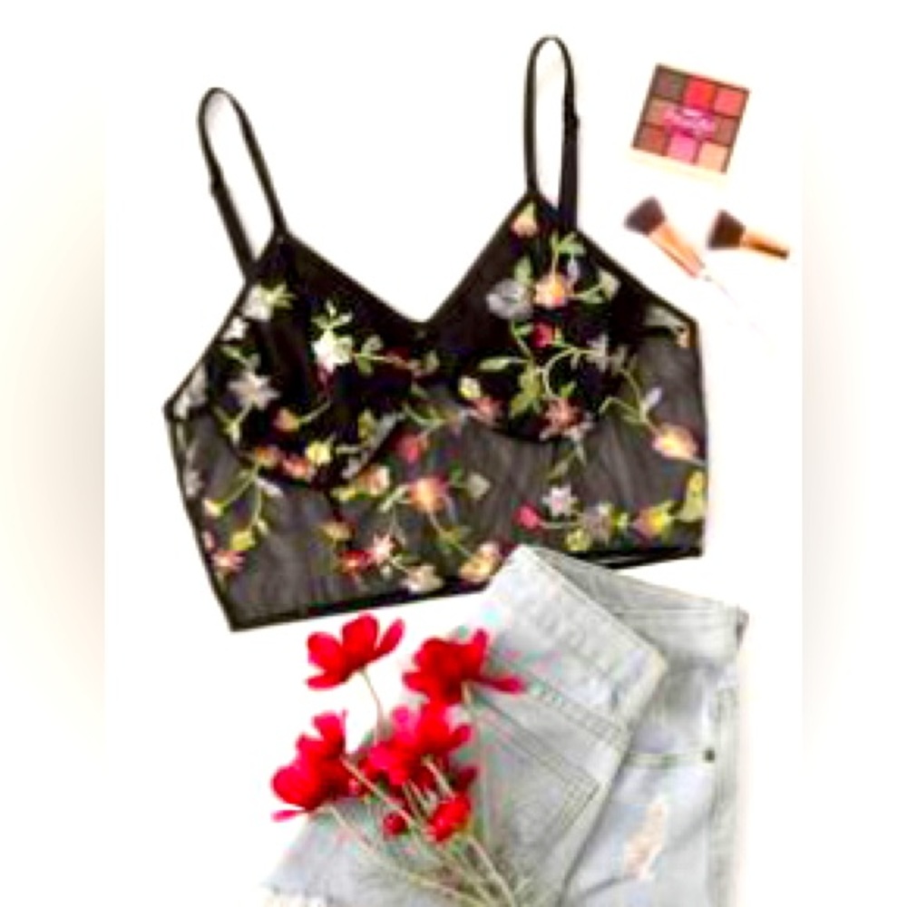 Embroidered Bralette